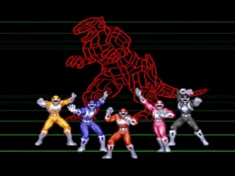 Mighty Morphin Power Rangers: The Movie sur Super Nintendo