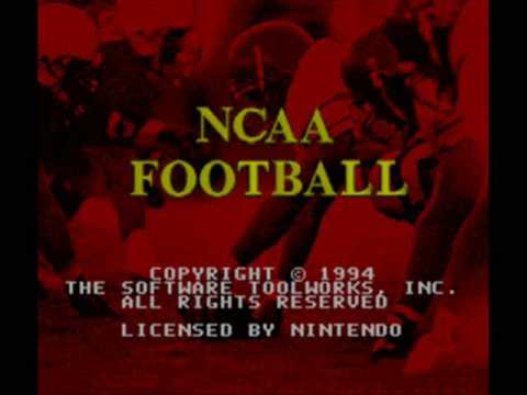 NCAA Football sur Super Nintendo