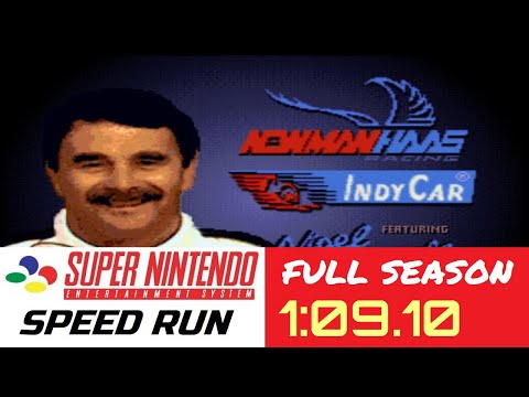 Screen de Newman/Haas IndyCar featuring Nigel Mansell sur Super Nintendo