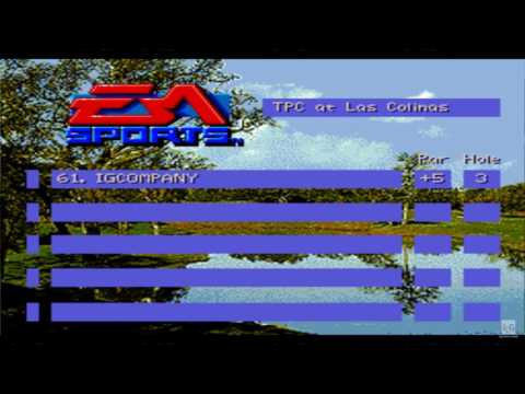 Screen de PGA Tour 96 sur Super Nintendo