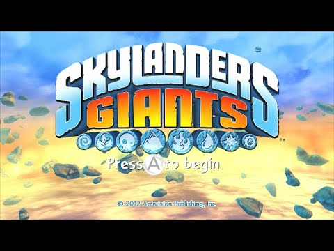 Scène de jeu de Skylanders: Giants sur Wii U