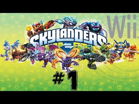 Scène de jeu de Skylanders: Swap Force sur Wii U