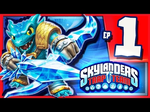 Scène de jeu de Skylanders: Trap Team sur Wii U