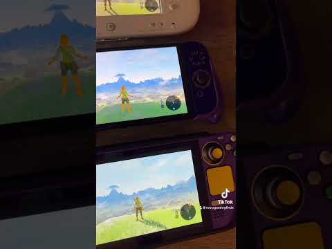 Scène de jeu de The Legend of Zelda: Breath of the Wild sur Wii U
