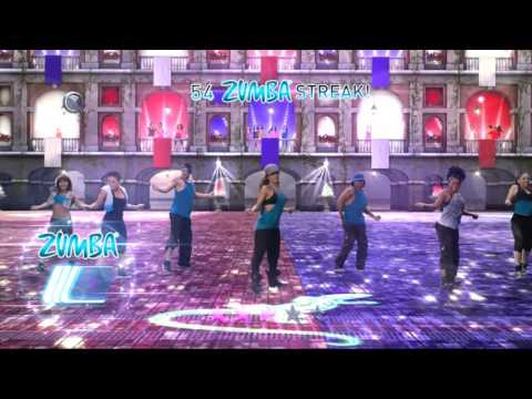 Scène de jeu de Zumba Fitness: World Party sur Wii U