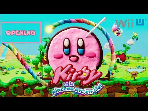 Illustration vidéo de Kirby et le Pinceau arc-en-ciel sur Wii U