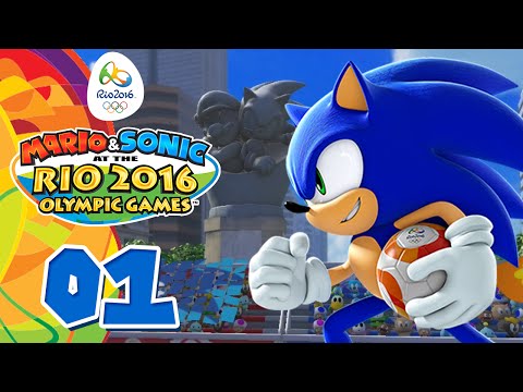 Capture de Mario et Sonic aux Jeux olympiques de Rio 2016 sur Wii U