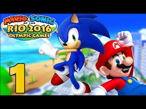 Scène de jeu de Mario et Sonic aux Jeux olympiques de Rio 2016 sur Wii U