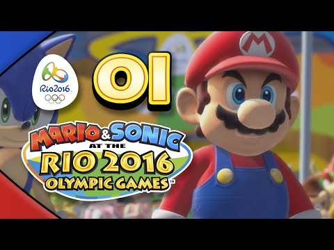 Illustration vidéo de Mario et Sonic aux Jeux olympiques de Rio 2016 sur Wii U