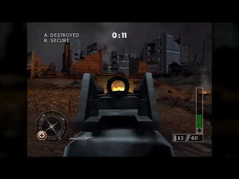 Scène de jeu de Call of Duty: Finest Hour sur Xbox