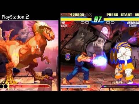 Scène de jeu de Capcom Combat Evolution sur Xbox