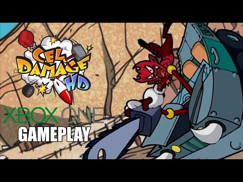 Scène de jeu de Cel Damage sur Xbox