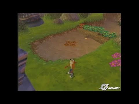 Scène de jeu de Crash Twinsanity sur Xbox