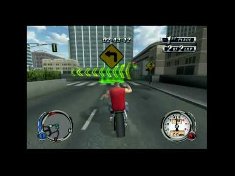 Scène de jeu de American Chopper 2: Full Throttle sur Xbox