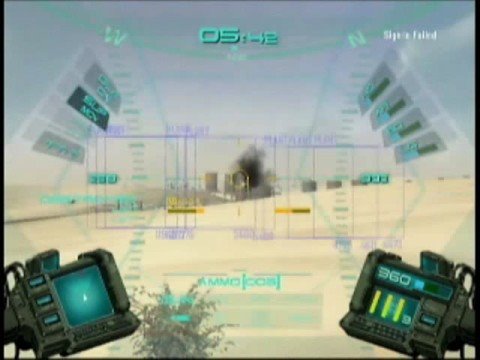 Scène de jeu de GunGriffon: Allied Strike sur Xbox