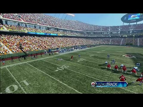 Scène de jeu de Madden NFL 09 sur Xbox