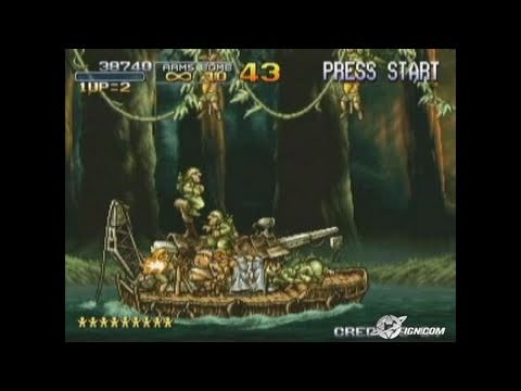 Scène de jeu de Metal Slug 3 sur Xbox