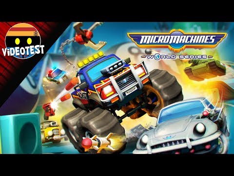 Scène de jeu de Micro Machines sur Xbox