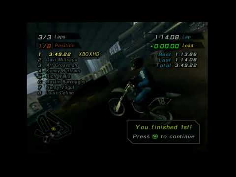 Scène de jeu de MTX: Mototrax sur Xbox