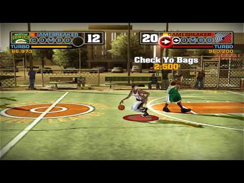 Illustration vidéo de NBA Street V3 sur Xbox