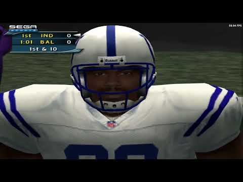 Scène de jeu de NFL 2K2 sur Xbox