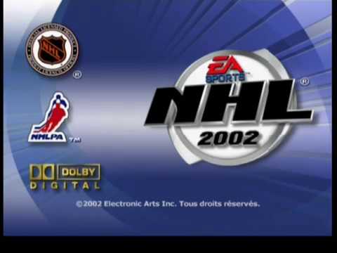 Scène de jeu de NHL 2002 sur Xbox