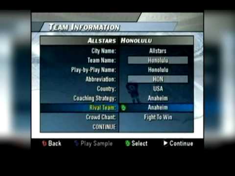Illustration vidéo de NHL 2004 sur Xbox