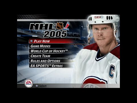 Scène de jeu de NHL 2005 sur Xbox