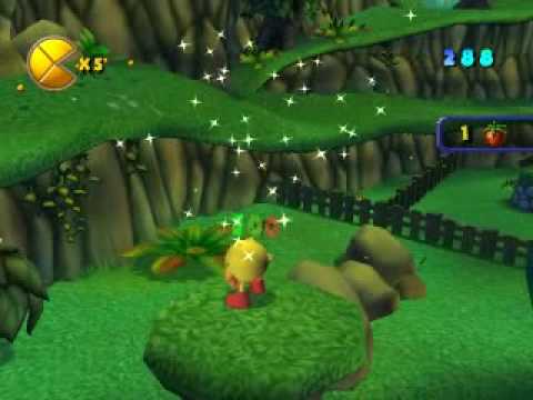 Scène de jeu de Pac-Man World 2 sur Xbox
