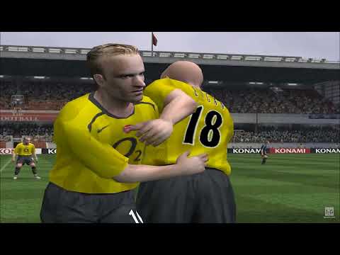 Scène de jeu de Pro Evolution Soccer 5 (PAL) sur Xbox