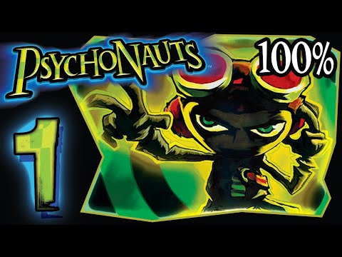Scène de jeu de Psychonauts sur Xbox