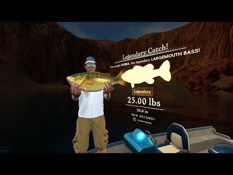 Scène de jeu de Rapala Pro Fishing sur Xbox