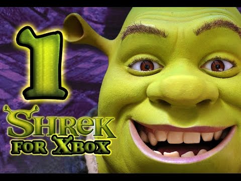 Scène de jeu de Shrek sur Xbox