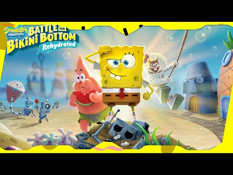 Scène de jeu de SpongeBob SquarePants: Battle for Bikini Bottom sur Xbox