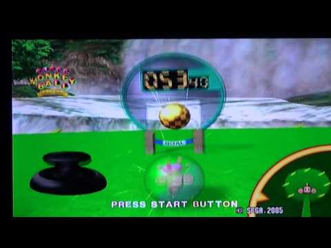 Scène de jeu de Super Monkey Ball Deluxe sur Xbox