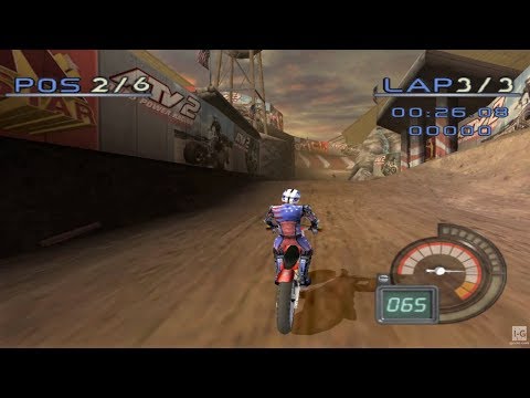 Scène de jeu de SX Superstar sur Xbox