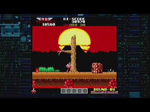 Scène de jeu de Tecmo Classic Arcade sur Xbox