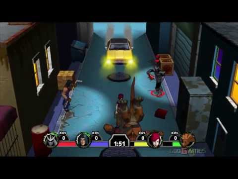 Scène de jeu de Teenage Mutant Ninja Turtles: Mutant Melee sur Xbox