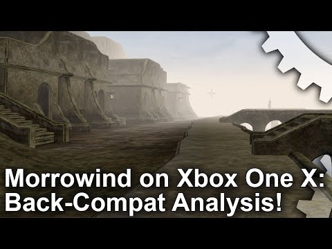 Scène de jeu de The Elder Scrolls III: Morrowind sur Xbox