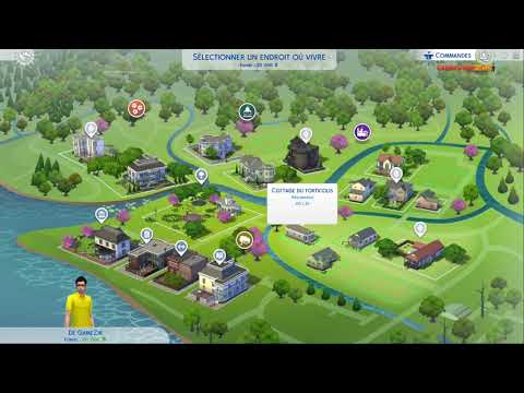 Scène de jeu de The Sims sur Xbox