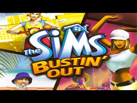 Scène de jeu de The Sims Bustin' Out sur Xbox
