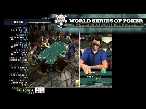 World Series of Poker 2008: Battle for the Bracelets sur Xbox 360 PAL
