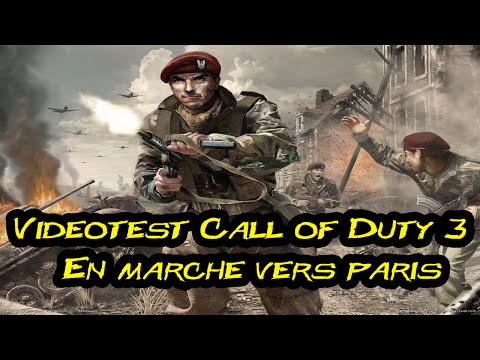 Scène de jeu de Call of Duty 3 : En marche vers Paris sur Xbox 360