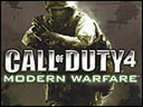 Scène de jeu de Call of Duty 4: Modern Warfare GOTY sur Xbox 360