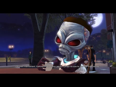 Scène de jeu de Destroy All Humans! En route vers Paname ! sur Xbox 360