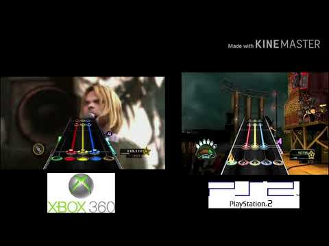Scène de jeu de Guitar Hero 5 sur Xbox 360