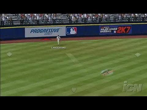 Scène de jeu de Major League Baseball 2K7 sur Xbox 360