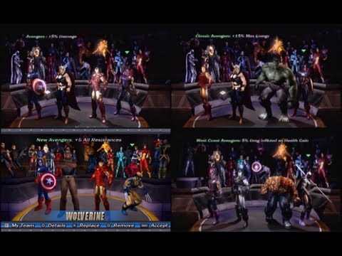 Scène de jeu de Marvel: Ultimate Alliance sur Xbox 360
