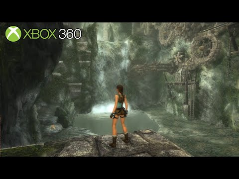 Scène de jeu de Tomb Raider Anniversary sur Xbox 360